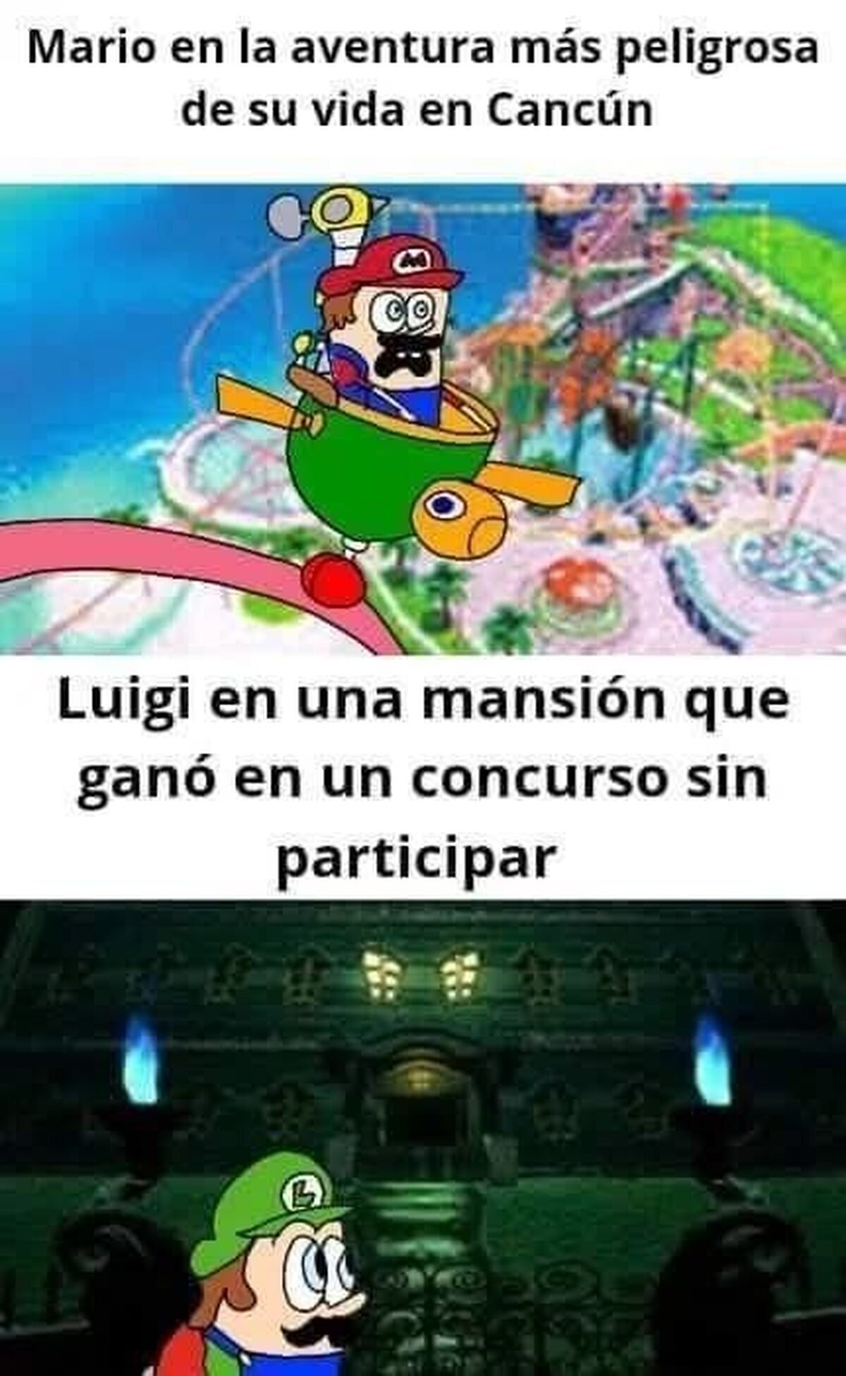 La aventura de Luigi se convirtió en salvar a un secuestrado
