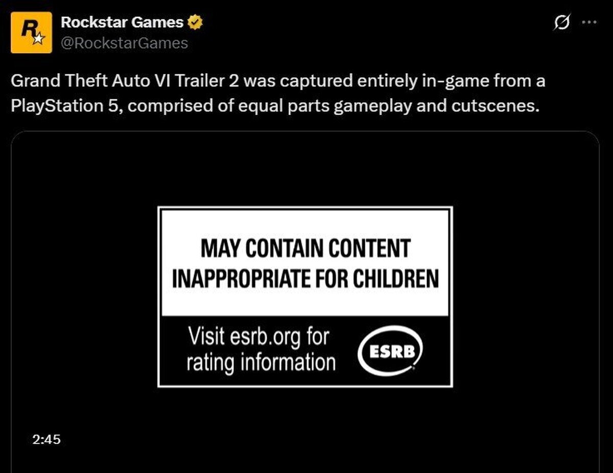 ¿Demasido realista? Trailer de GTA VI provoca desconfianza al revelarse que se capturó en un PS5