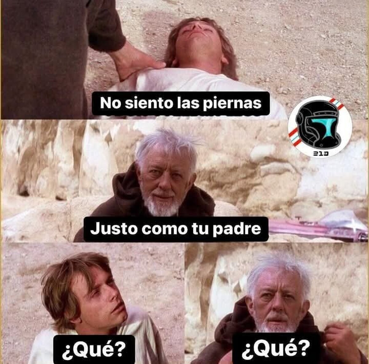 No estamos para esos chistes, Obi