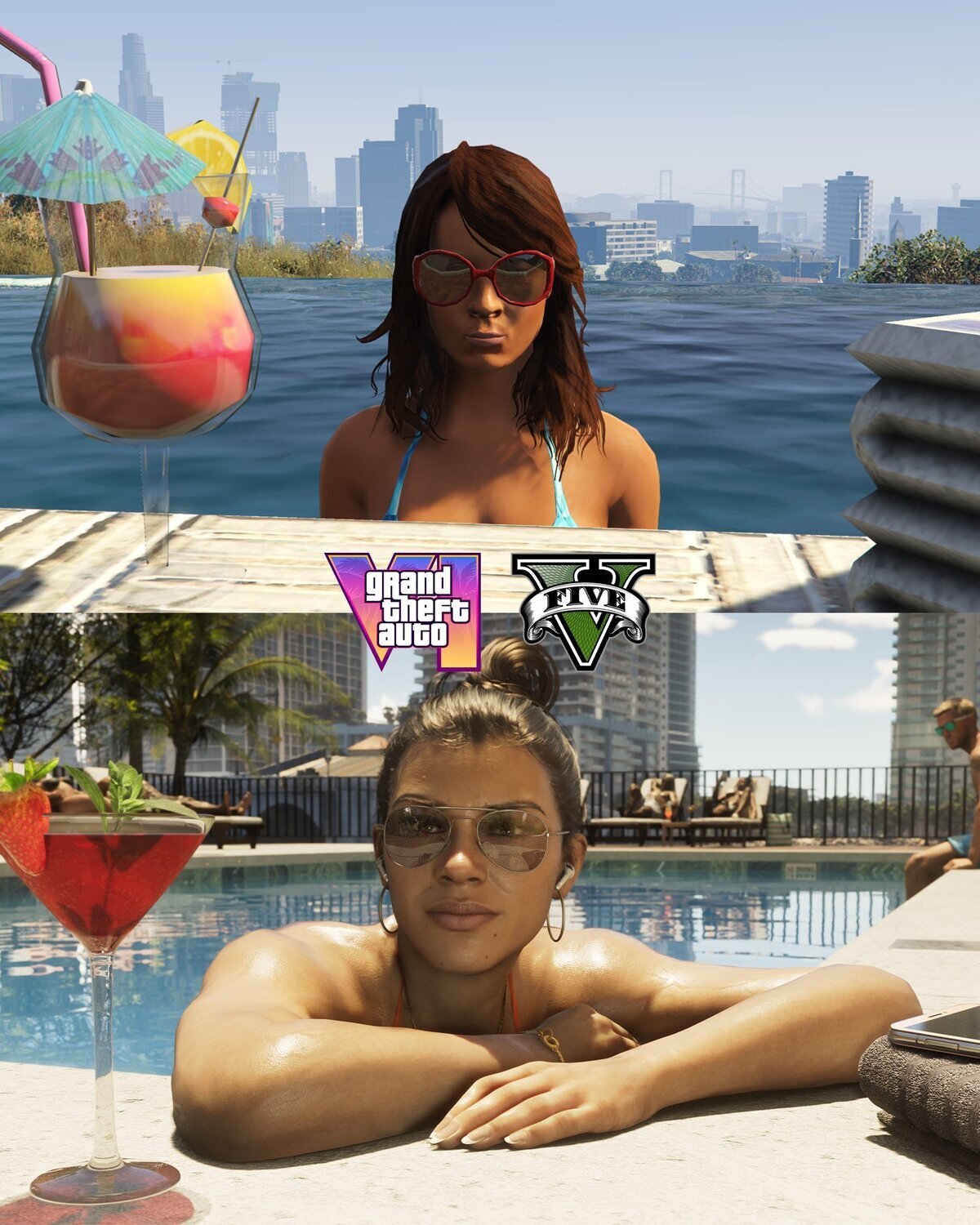 El increíble salto gráfico entre GTA V y GTA VI