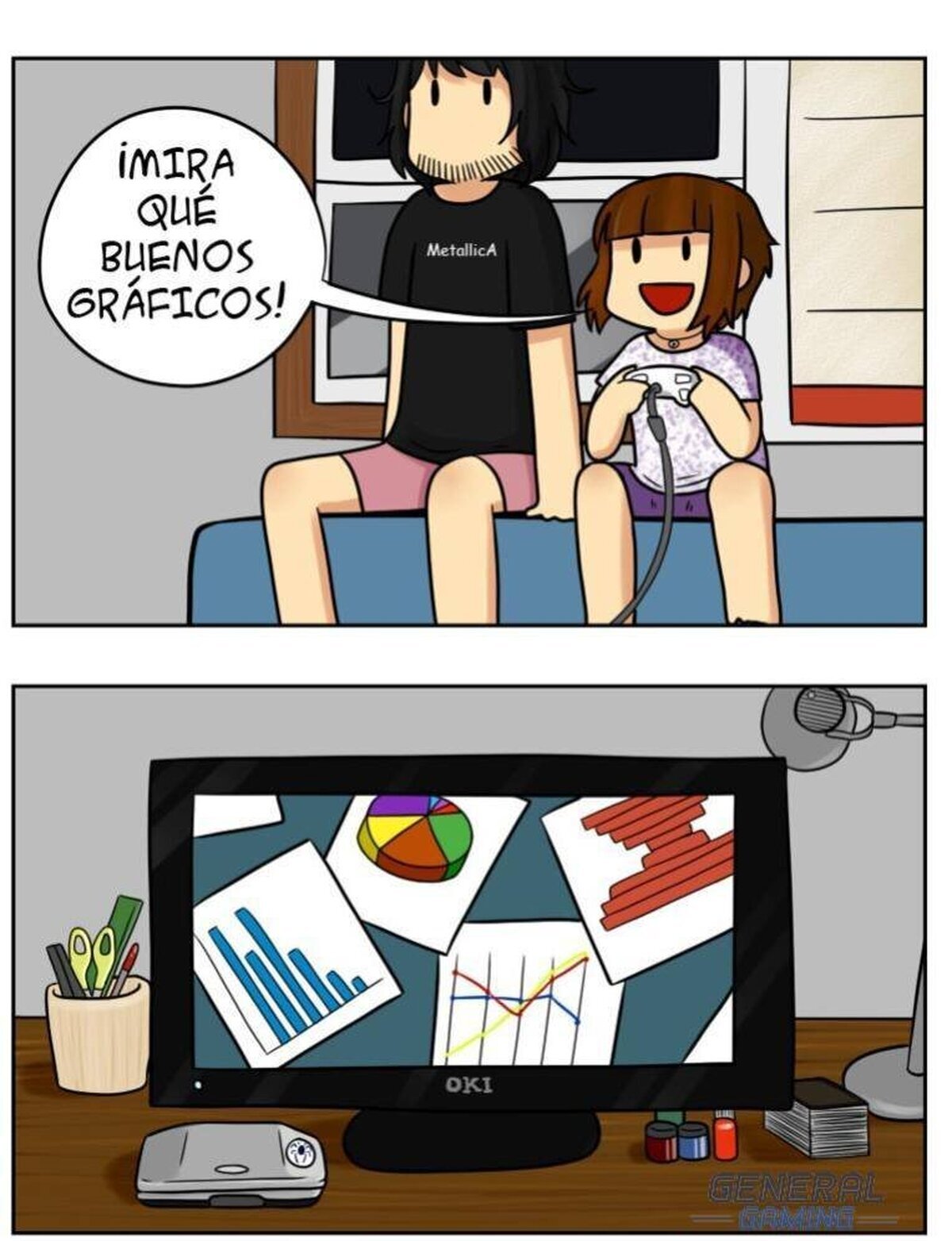 Unos gráficos muy serios