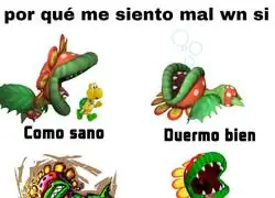 Tan sano como la planta carn&iacute;vora de Mario