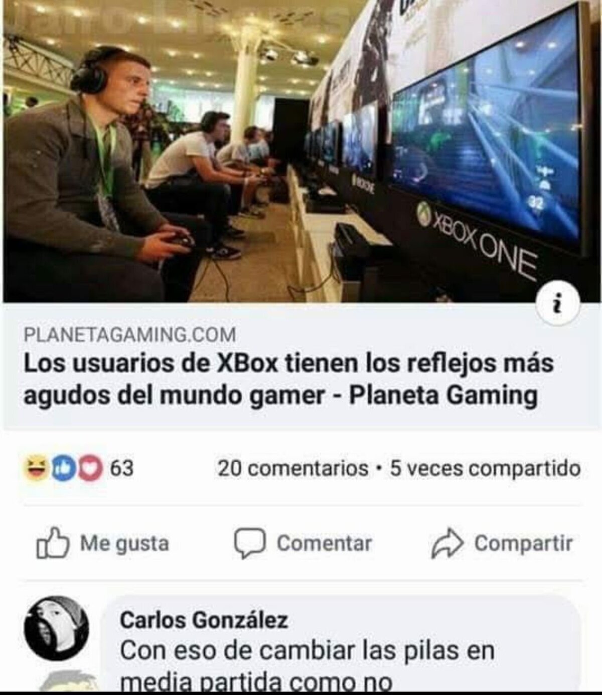 Los reflejos de un Xboxer