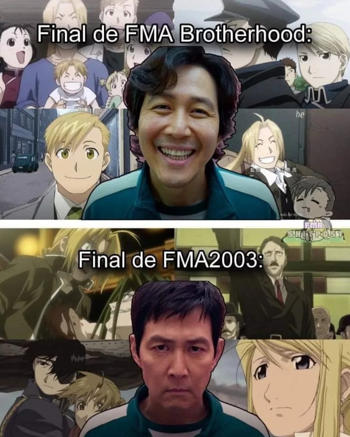 Si te digo la verdad, prefiero el final de FMA 2003