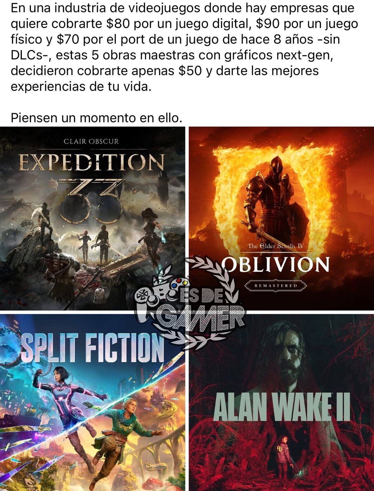 Es de admirar estos precios en estos tiempos