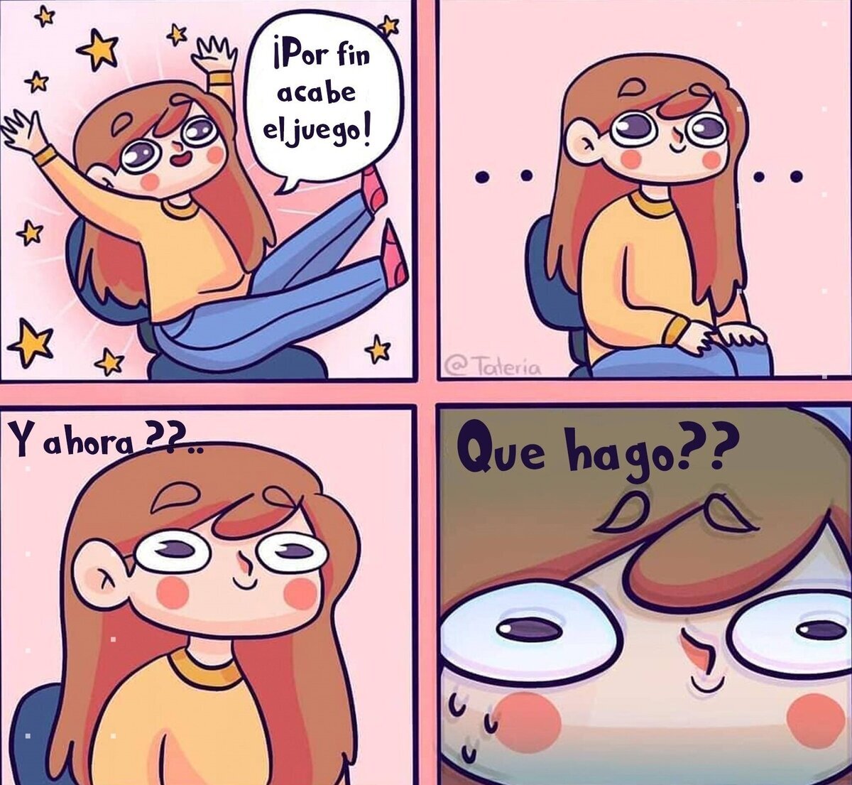 Es pequeño momento de vacío existencial