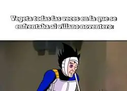 Vegeta descubriendo que el prota es otro