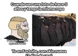 Nada que ponerse en Fortnite