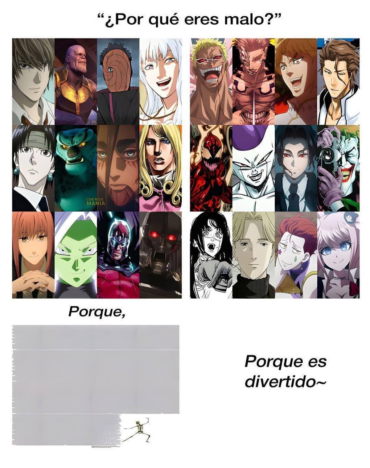 Las razones de un villano