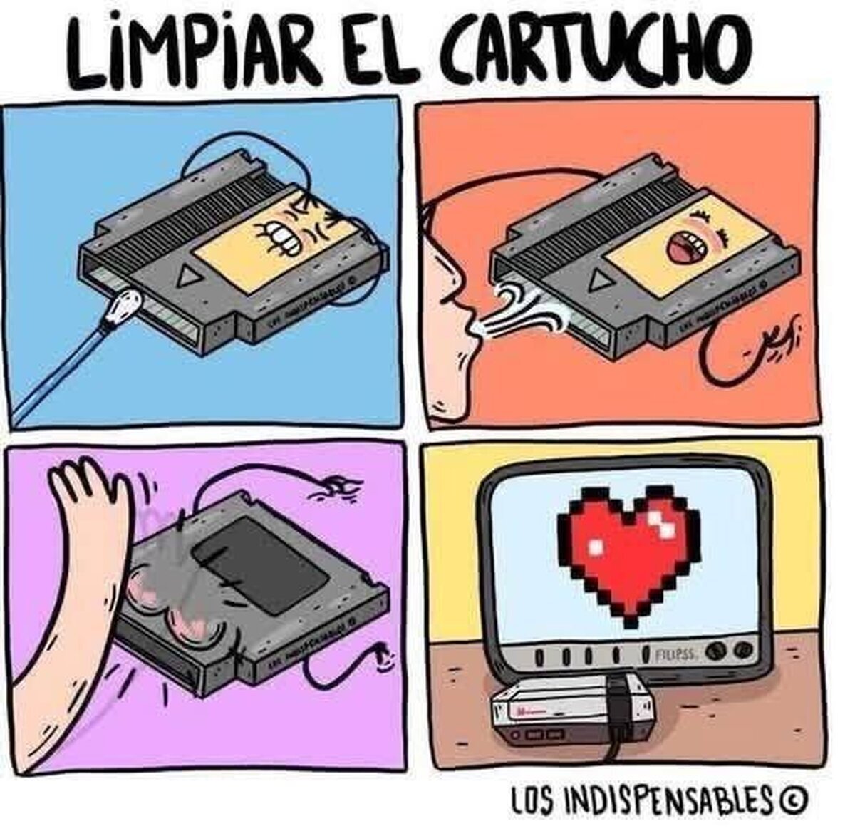 Todo funciona a los golpes