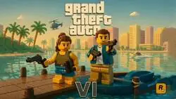 Un YouTuber recrea el trailer de GTA VI con Lego