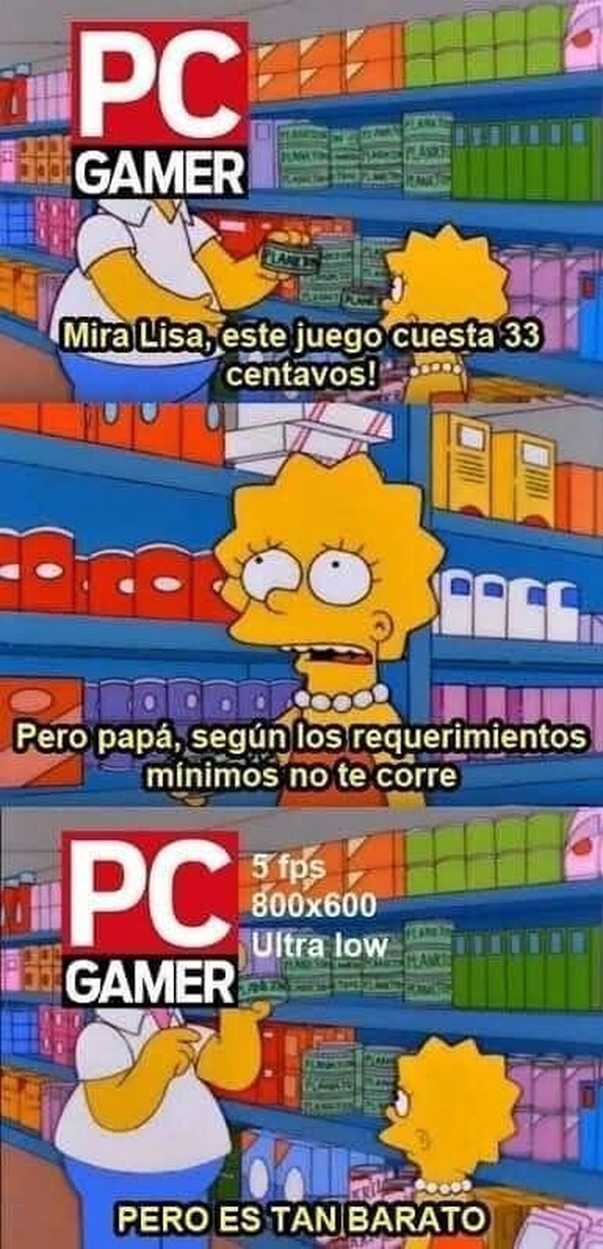 Los requerimientos mínimos son solo sugerencias