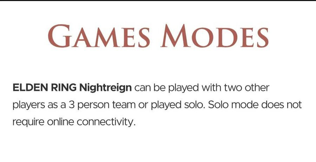 Elden Ring Nightreign tendrá modo single player sin necesidad de conexión a internet