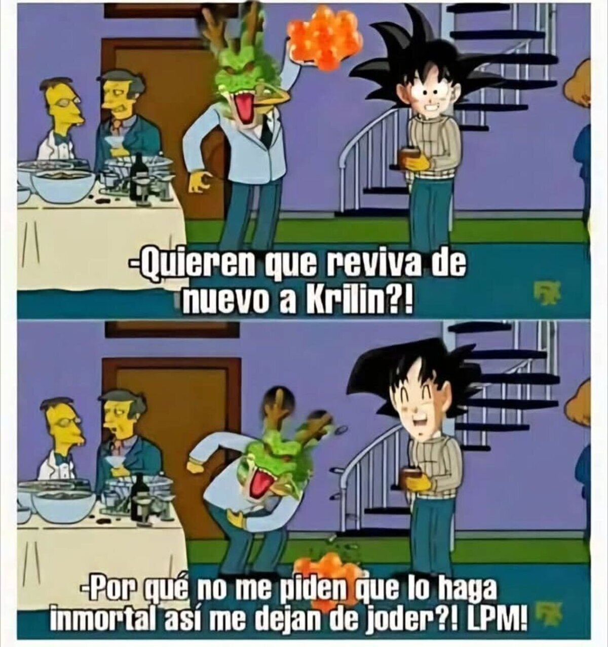 Que pesados con Krillin