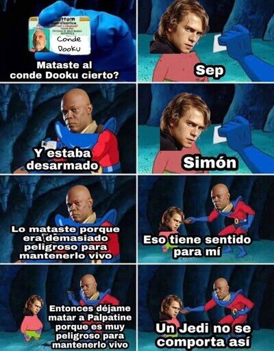 Los Jedi tienen c&oacute;digos raros