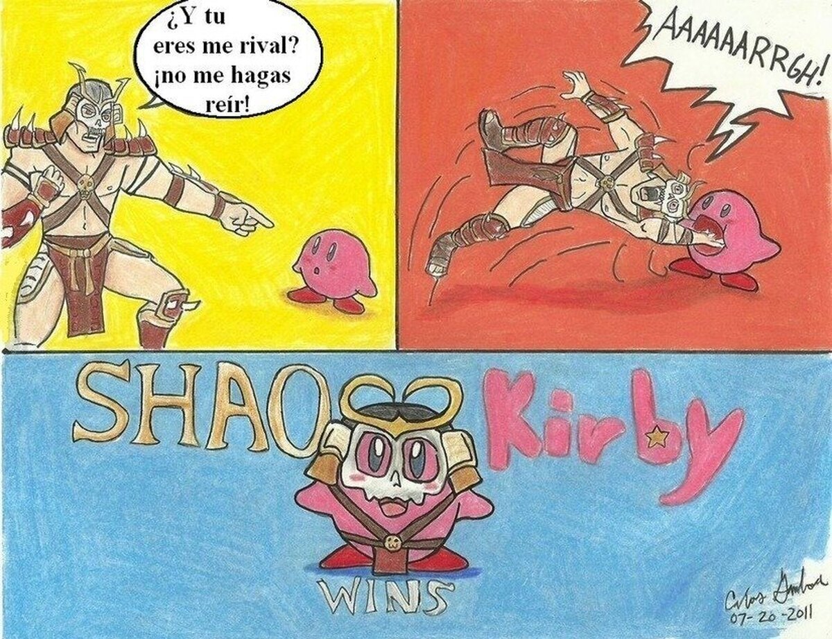 Kirby tiene  el poder de un dios