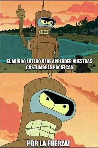 Cuando Bender explicó la actualidad de la sociedad en una frase