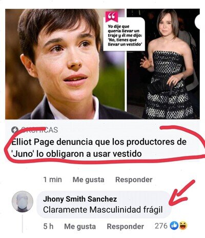 Que opresi&oacute;n. Obligaron a un actor a vestirse de alguien m&aacute;s