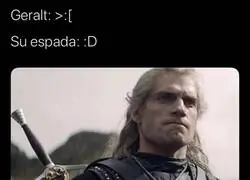 La espada de Gerlat viendo el vaso medio lleno