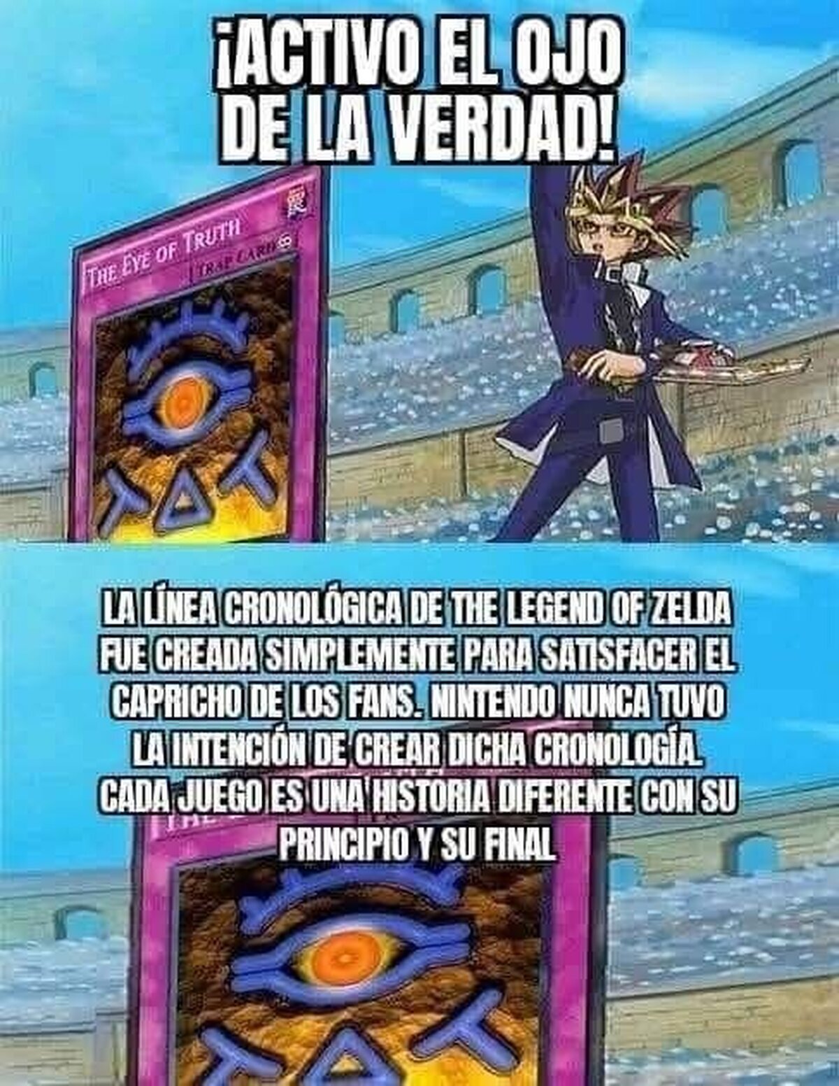 Terrible verdad. Zelda no necesita linea de tiempo