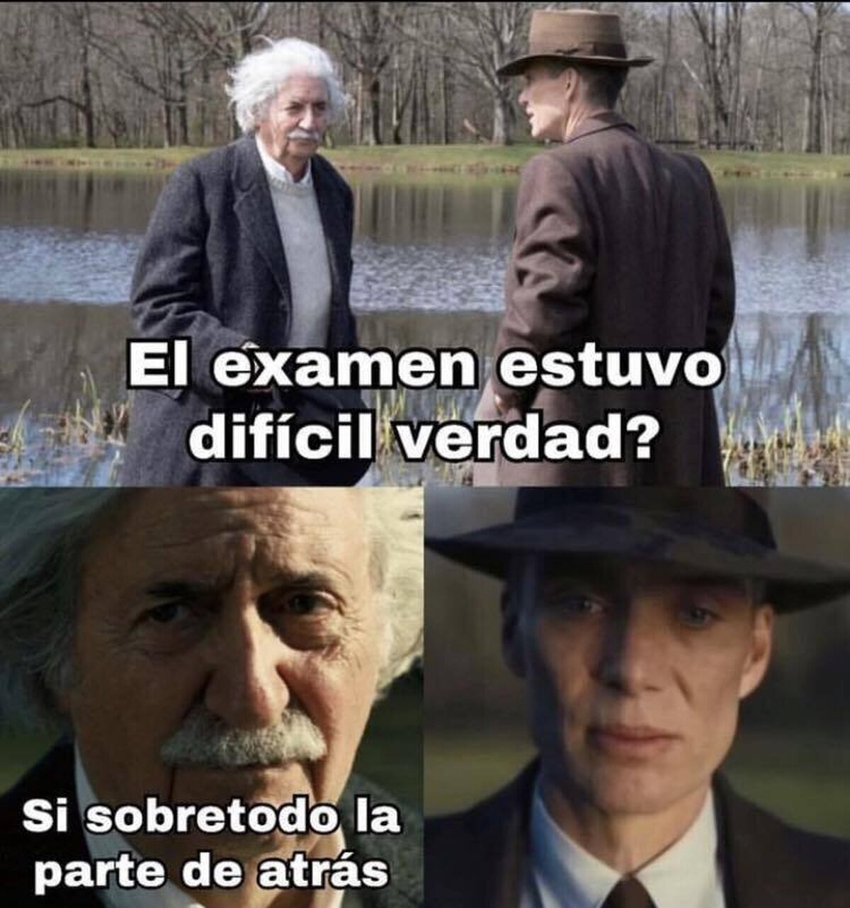 ¿Cómo que parte de atras?
