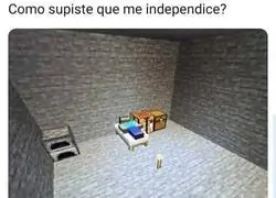 El humilde inicio de todo hombre independiente