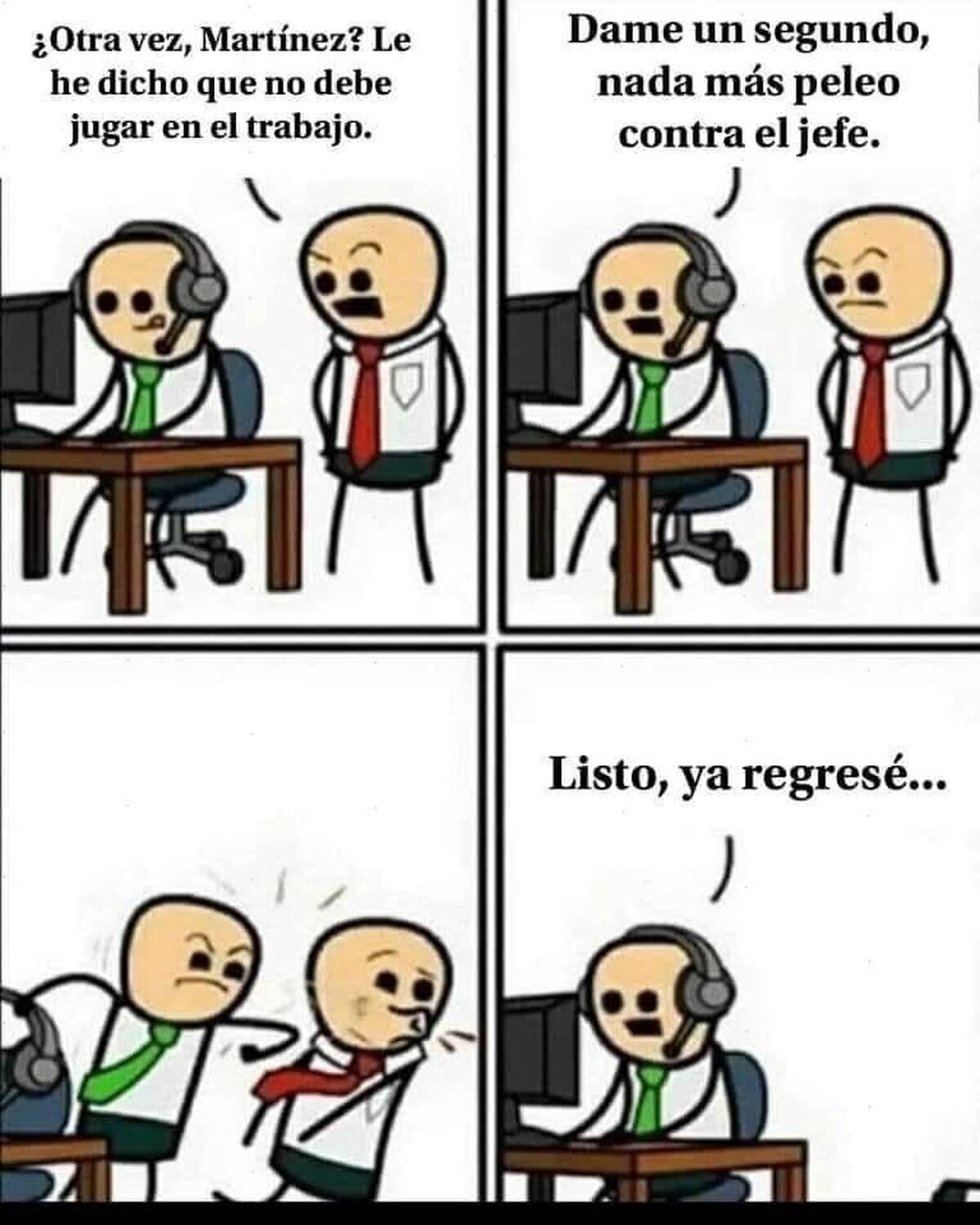 Algunos jefes son muy molestos