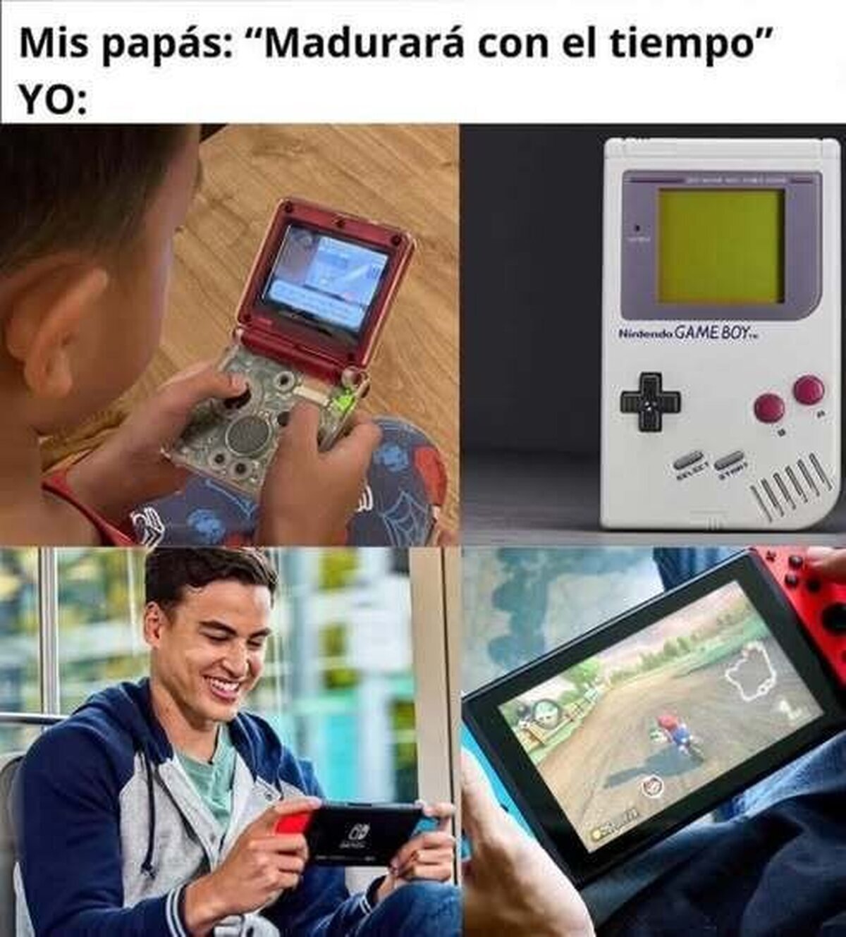 Es que madurar no es dejar de hacer lo que te gusta.