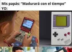 Es que madurar no es dejar de hacer lo que te gusta.