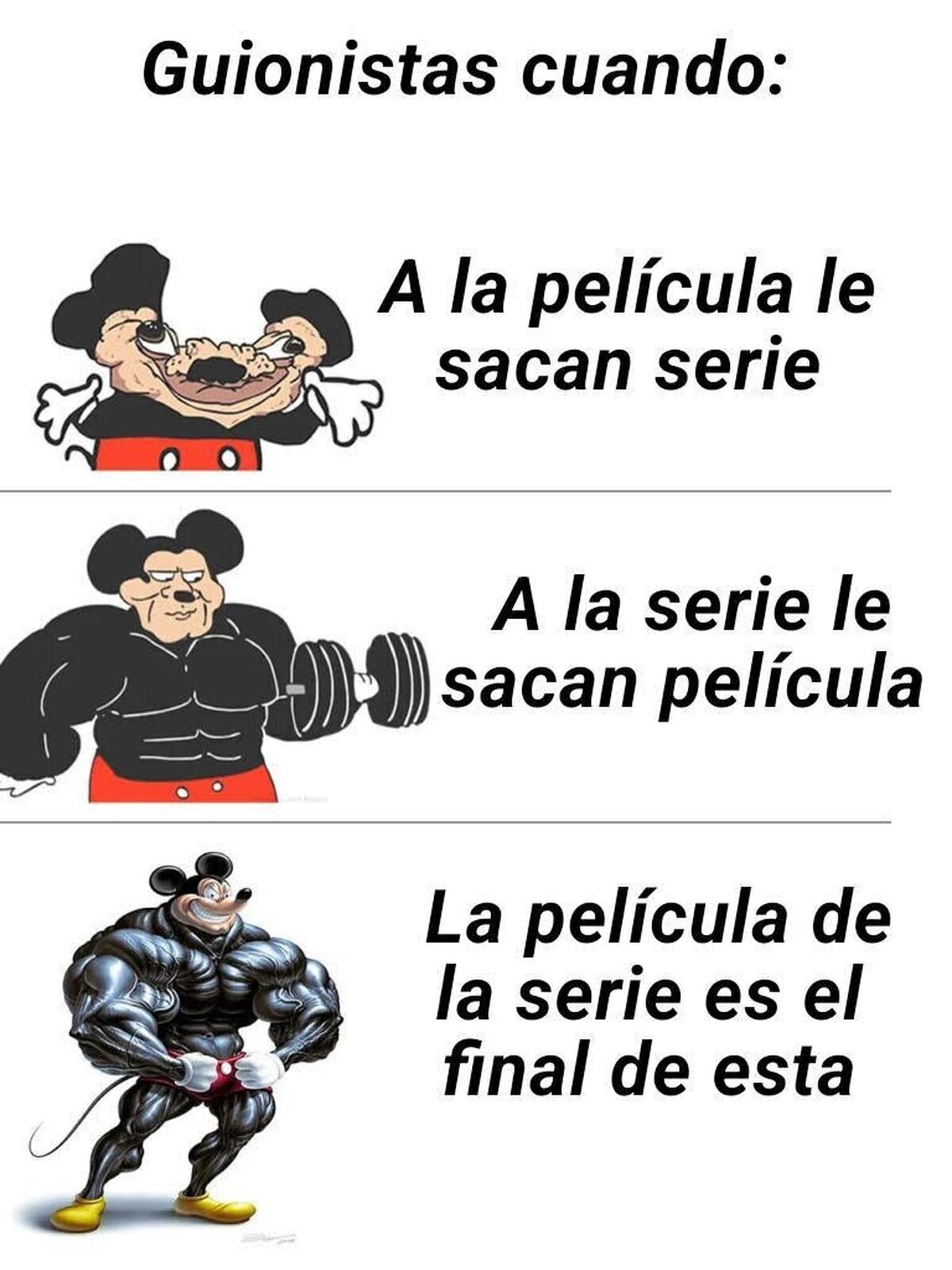 Los distintos resultados al adaptar