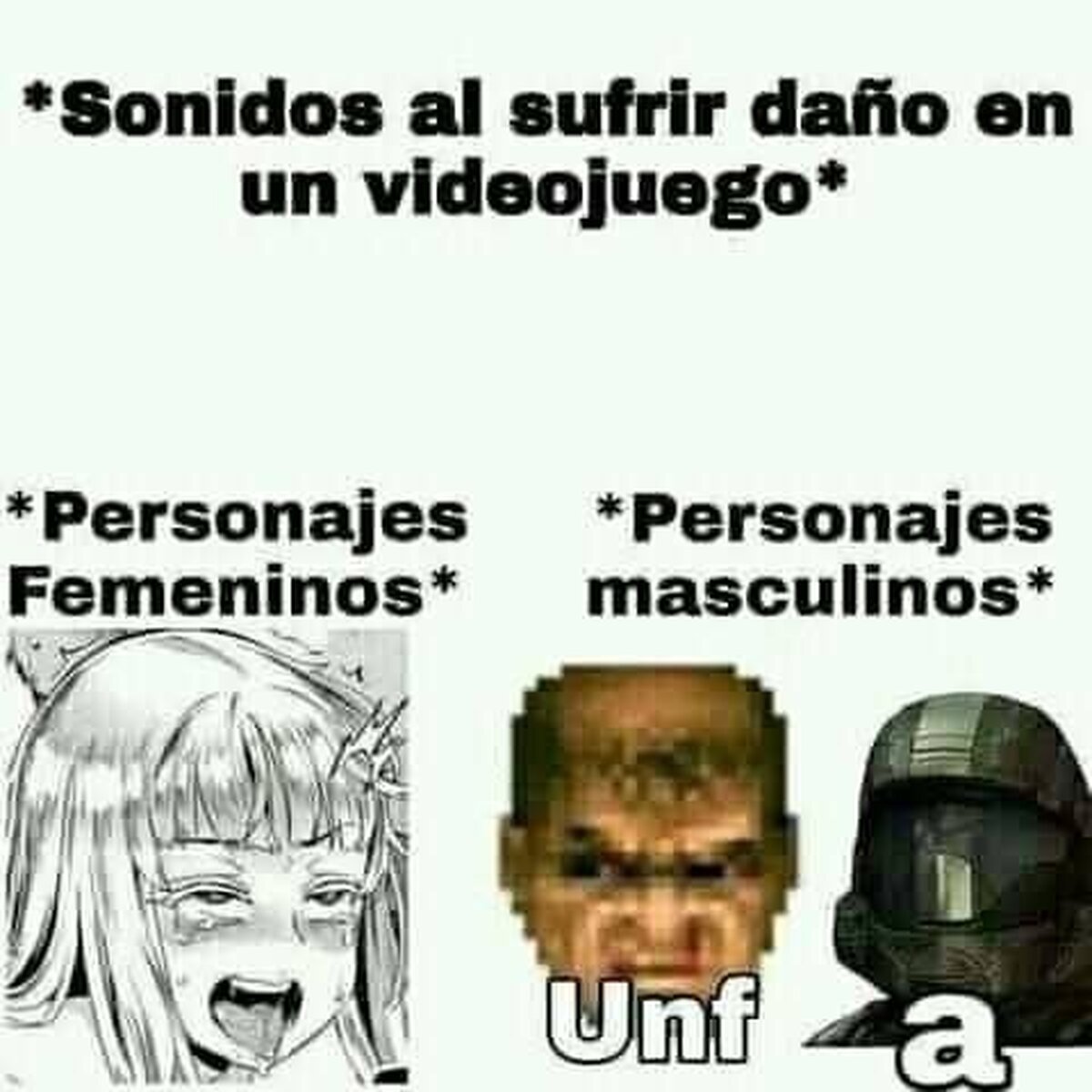 Todos sonidos medio raros