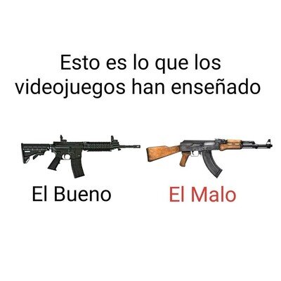 La AK no puede portarla alguien civilizado