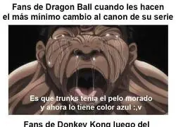 Como han cambiado a ese mono