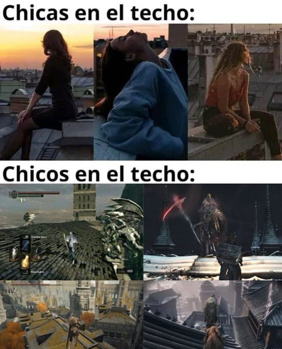 Las mejores pelas ocurren en los tejados