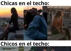 Las mejores pelas ocurren en los tejados