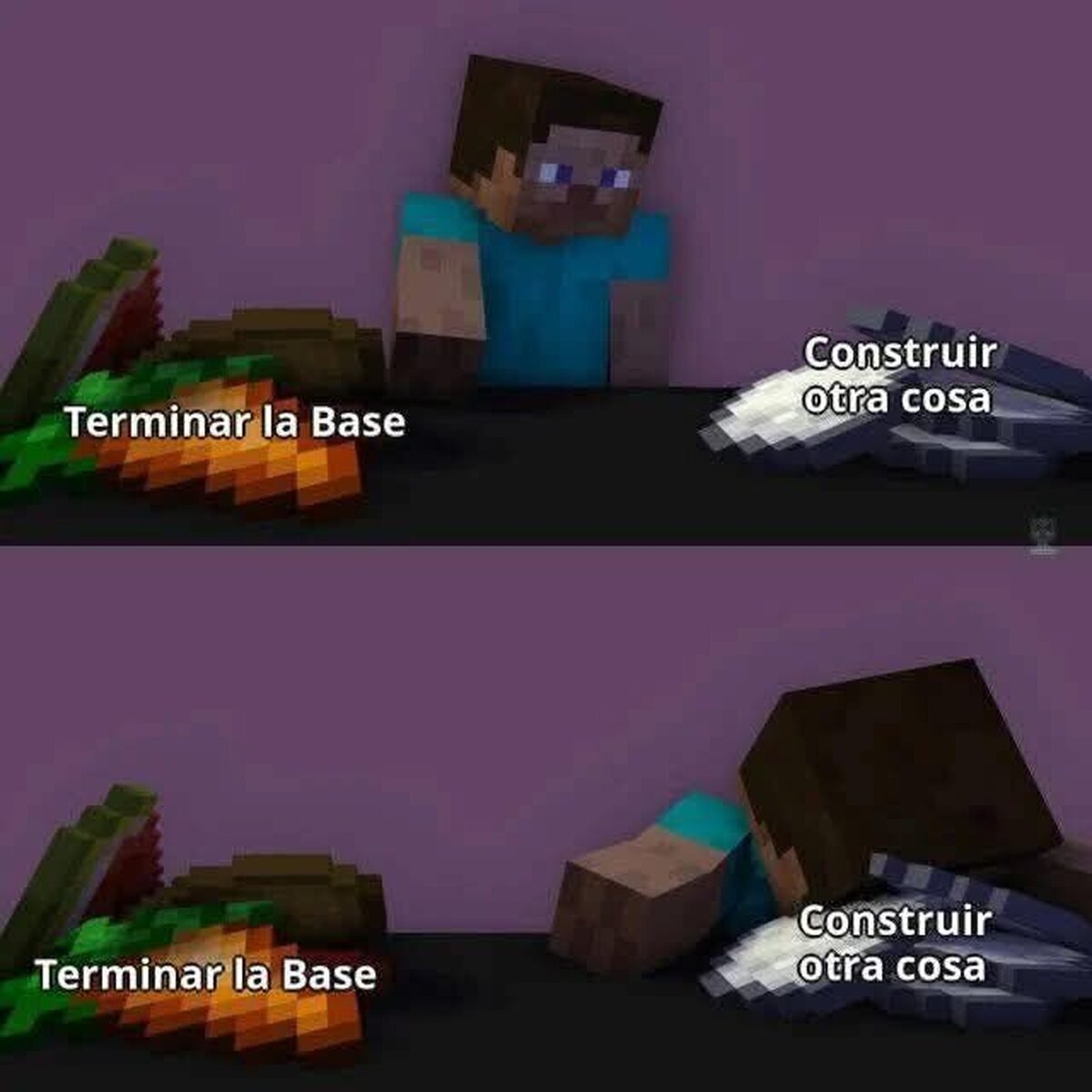 Minecraft es para procrastinadores