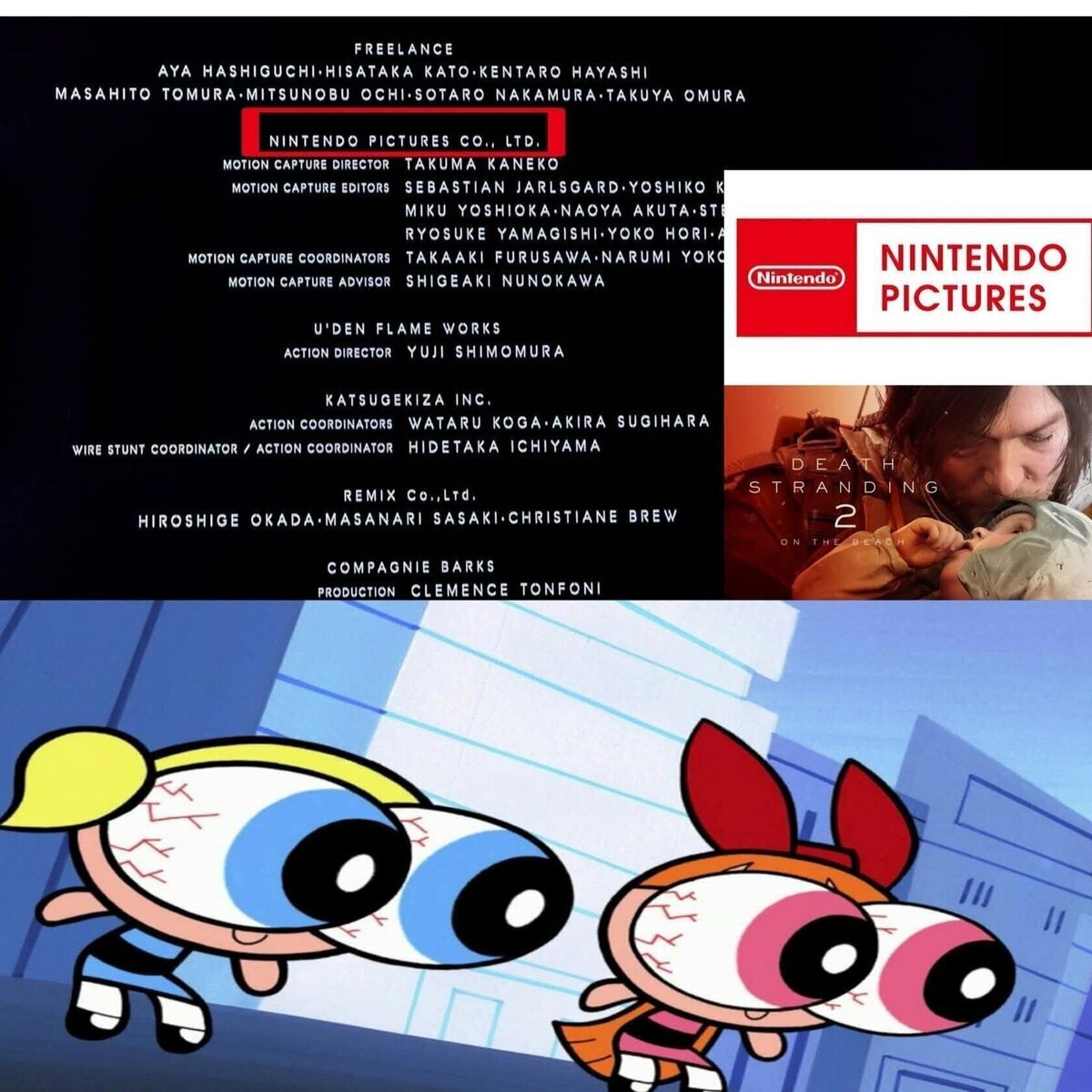 Nintendo aparece en los créditos de Death Stranding 2 y todos se vuelven locos