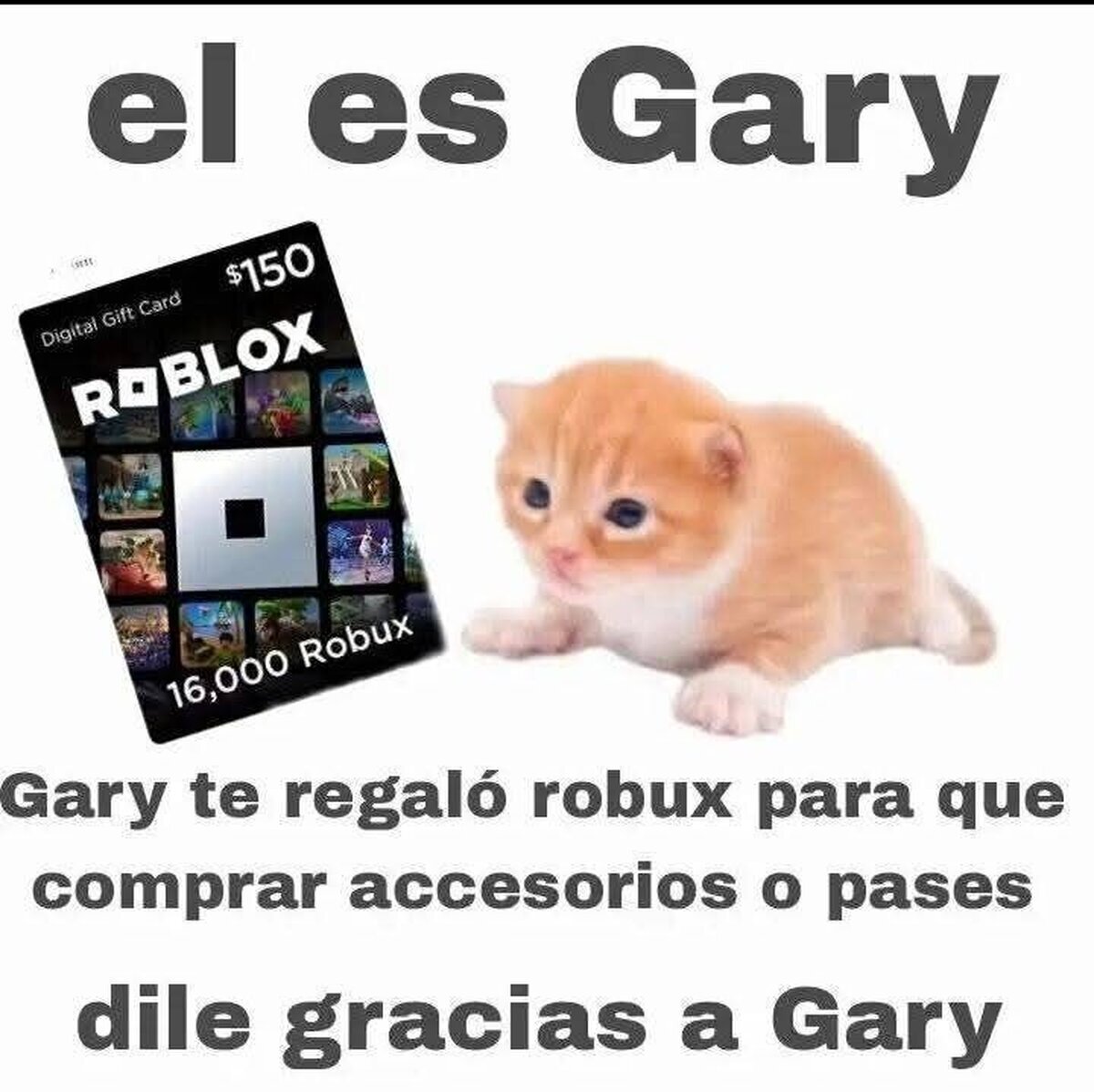 Gracias, Gary