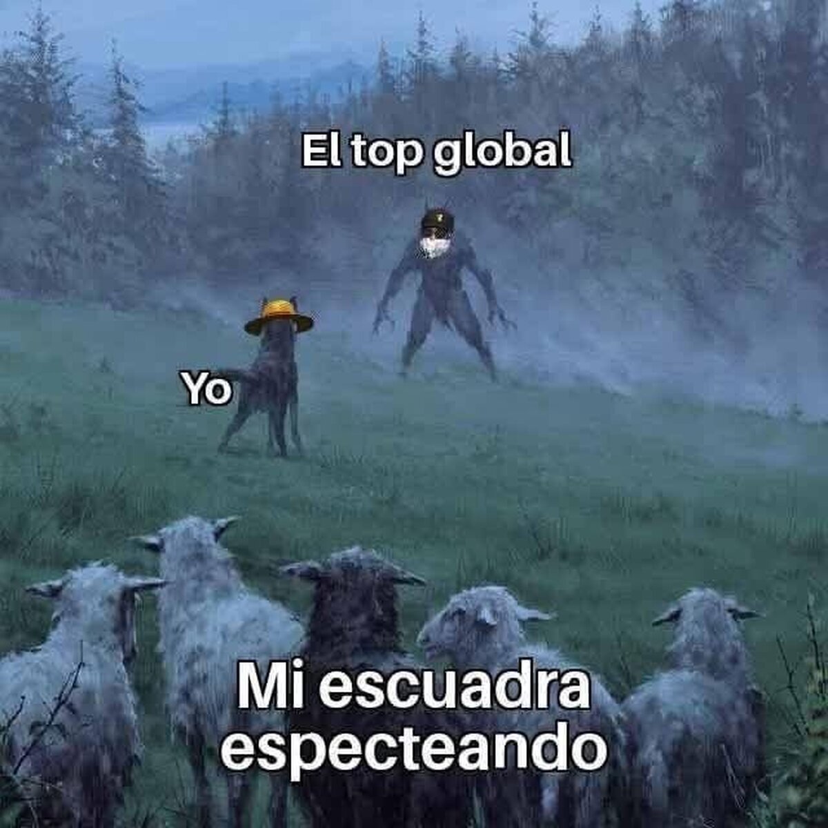 Todas sus esperanzas puestas en mi