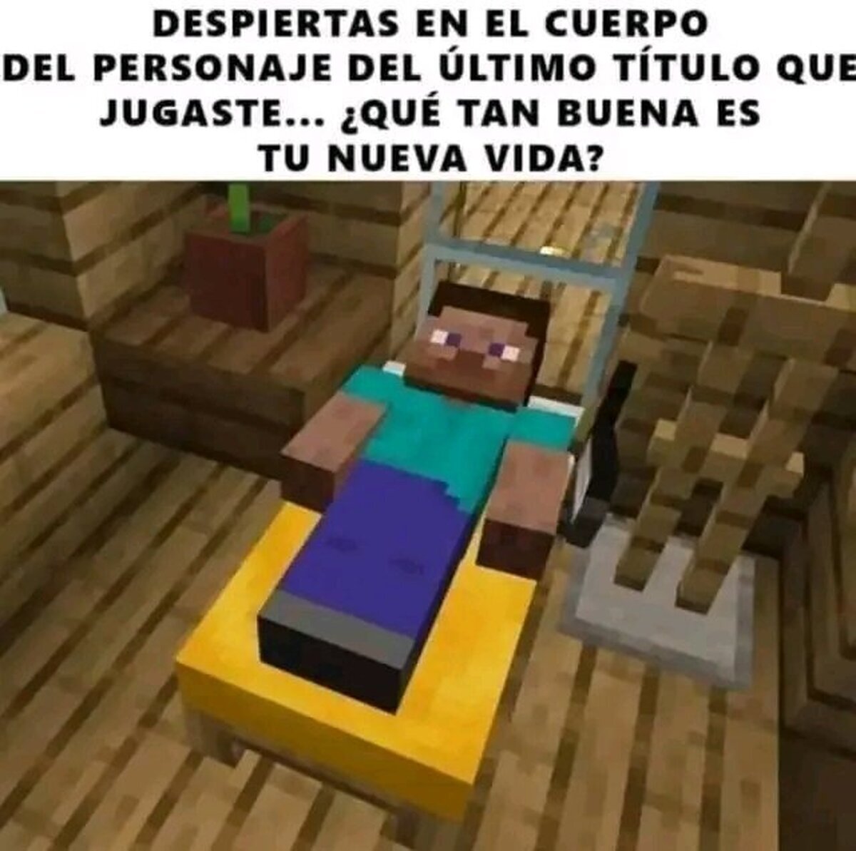 En el cuerpo del último personaje que controlaste