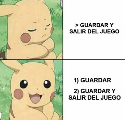 Jamás confiaré en el autoguardado