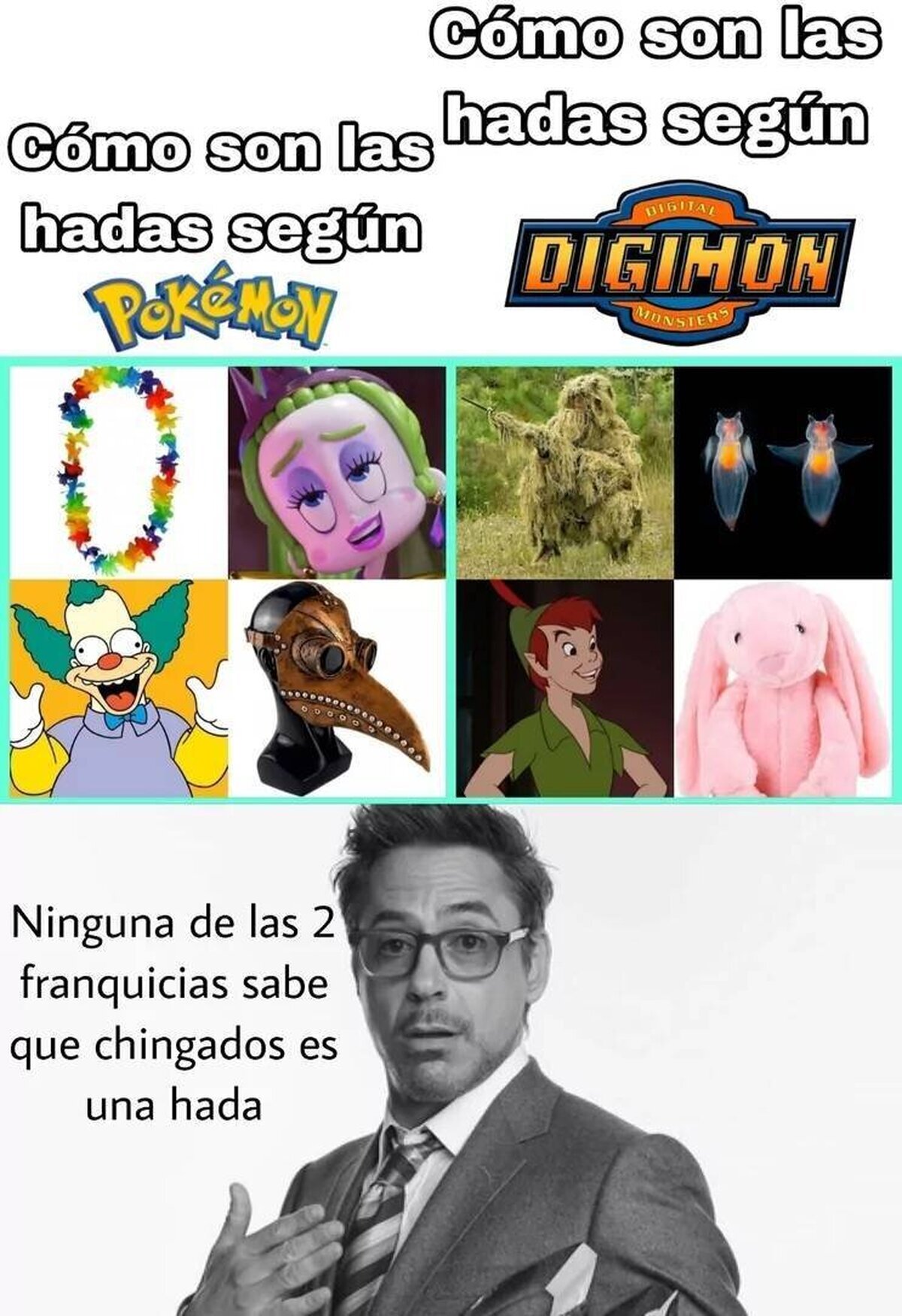 Tan diferentes y tan iguales