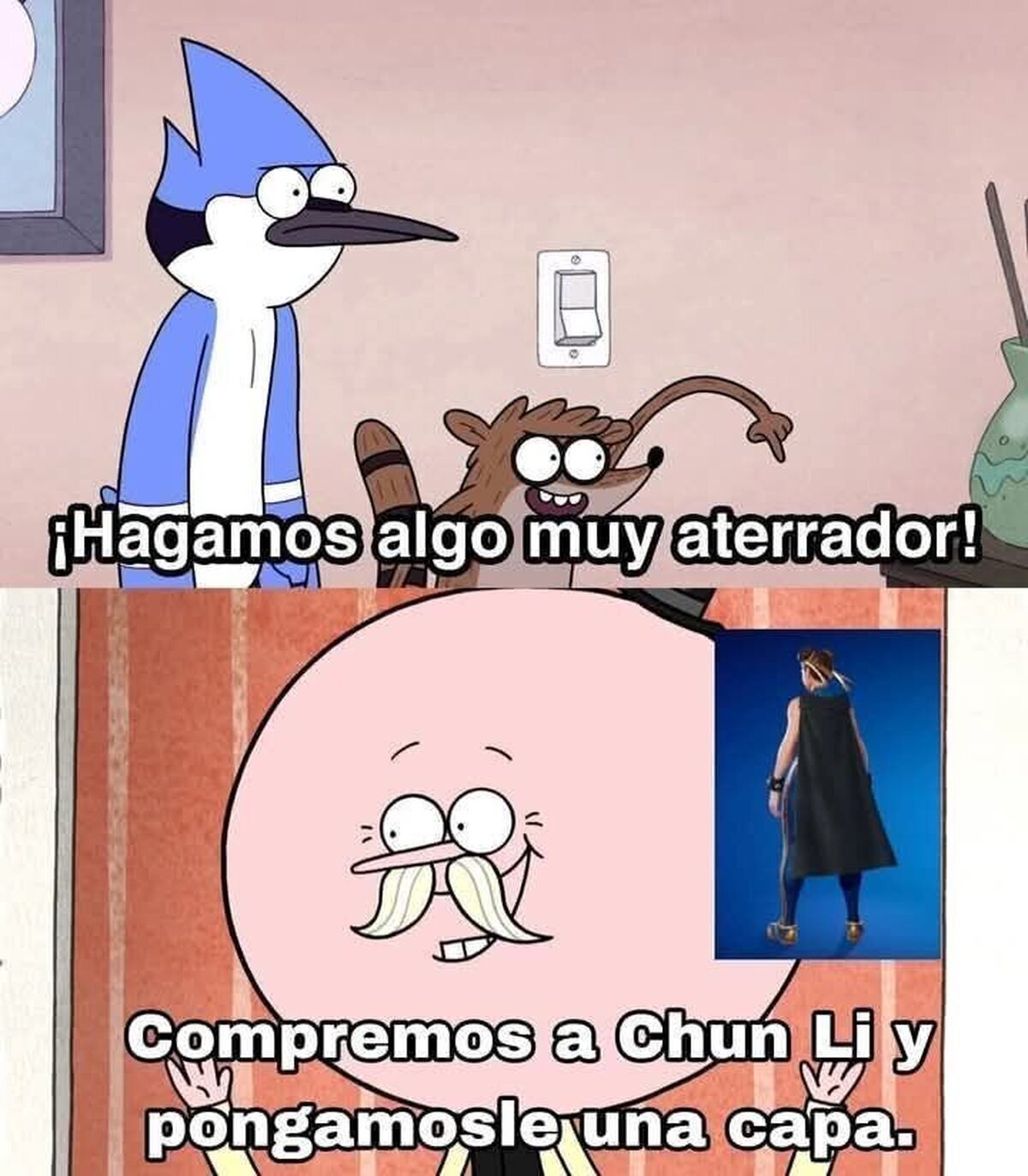 ¿Pero cómo le vas a poner una capa?
