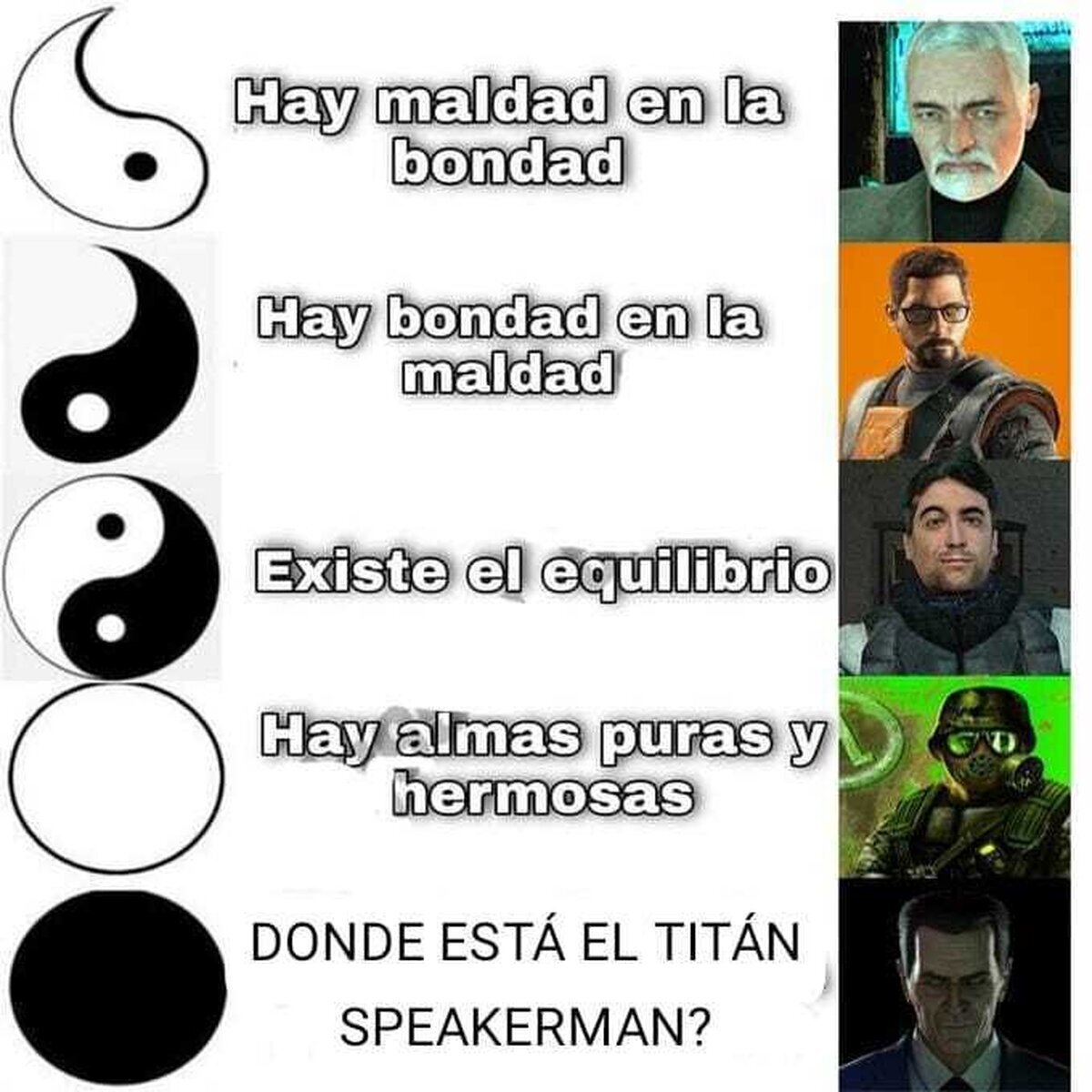 La ética de los personajes de Half Life