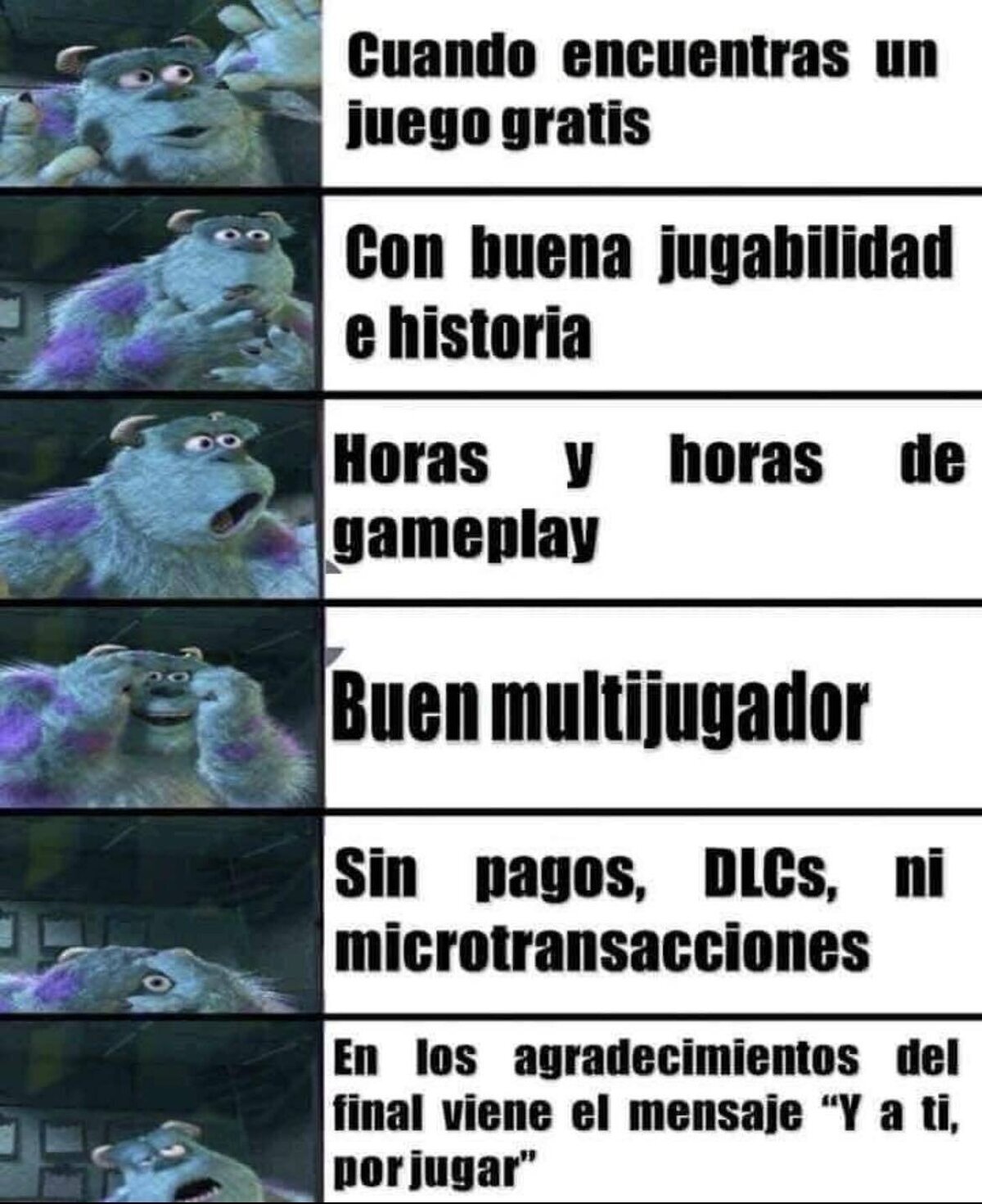 Tal cosa sé que no existe