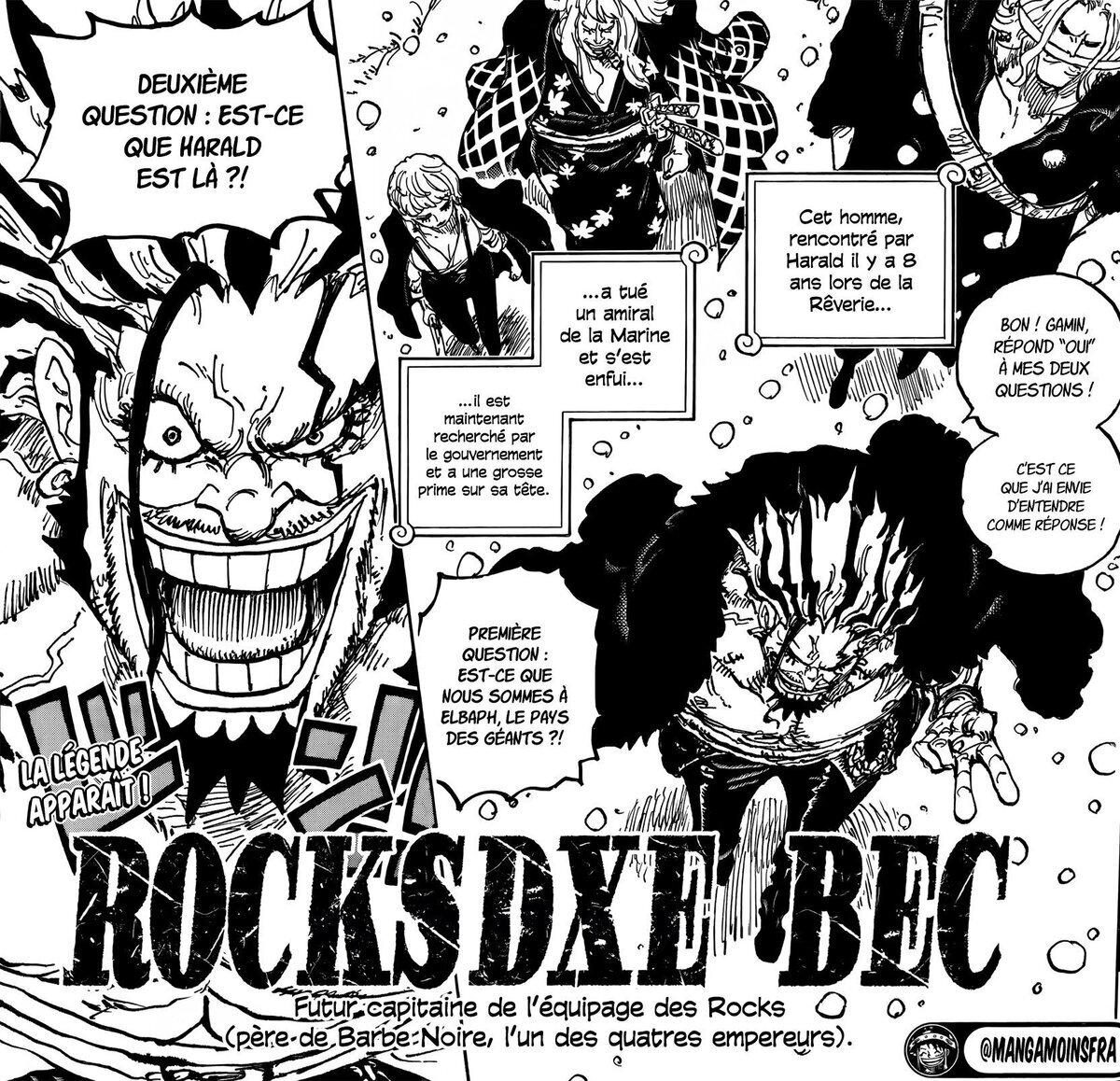 One Piece finalmente revela la apariencia e identidad de Rocks D. Xebec