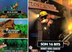 As&iacute; se ve&iacute;a una imagen promocional de Donkey Kong Country.