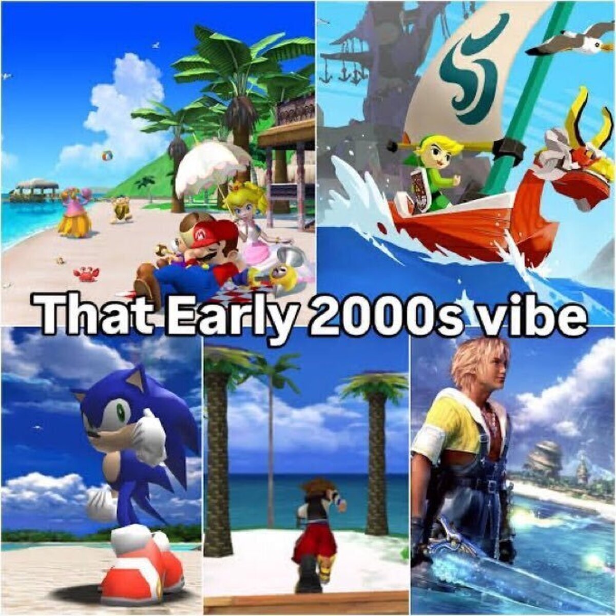 El hermoso estilo de las playas en los años 2000