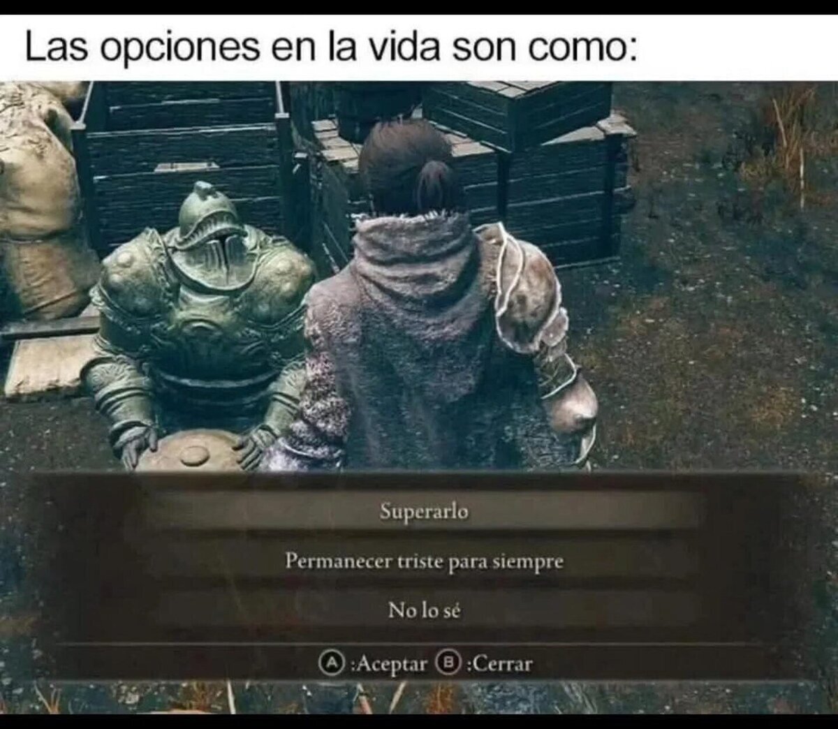 Las opciones de la vida