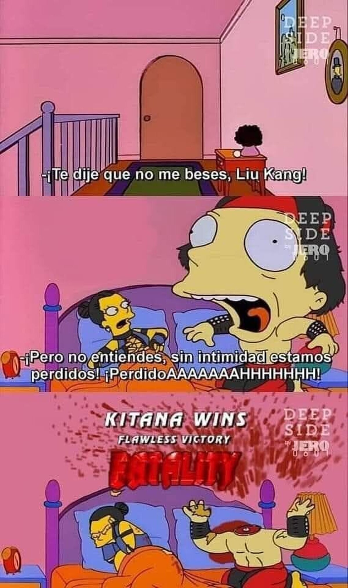 El beso mortal de Kitana